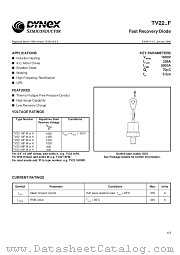 TV2206FK datasheet pdf Dynex Semiconductor