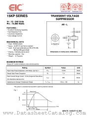 15KP220C datasheet pdf EIC discrete Semiconductors