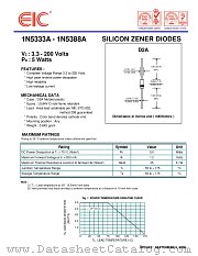 1N5356A datasheet pdf EIC discrete Semiconductors