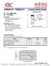 1SMB5920A datasheet pdf EIC discrete Semiconductors