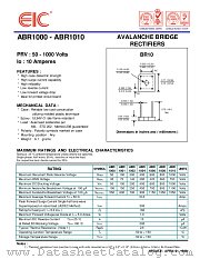 ABR1001 datasheet pdf EIC discrete Semiconductors