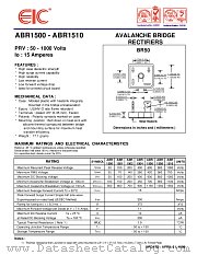 ABR1502 datasheet pdf EIC discrete Semiconductors