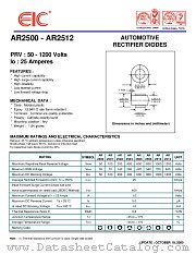 AR2508 datasheet pdf EIC discrete Semiconductors