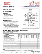 BR1510 datasheet pdf EIC discrete Semiconductors