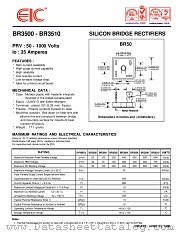 BR3504 datasheet pdf EIC discrete Semiconductors
