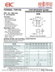 F2W01G datasheet pdf EIC discrete Semiconductors