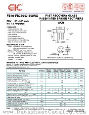 FB40-C1500RG datasheet pdf EIC discrete Semiconductors