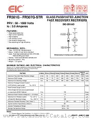 FR302G datasheet pdf EIC discrete Semiconductors