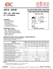 GR1G datasheet pdf EIC discrete Semiconductors