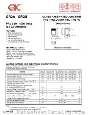 GR2J datasheet pdf EIC discrete Semiconductors
