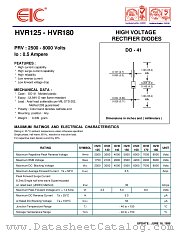 HVR125 datasheet pdf EIC discrete Semiconductors