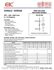 HVR318 datasheet pdf EIC discrete Semiconductors