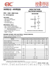 HVR520 datasheet pdf EIC discrete Semiconductors