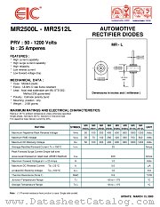 MR2506L datasheet pdf EIC discrete Semiconductors