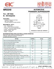 MR2540 datasheet pdf EIC discrete Semiconductors