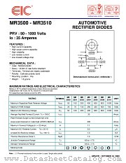 MR3502 datasheet pdf EIC discrete Semiconductors