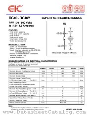 RG10 datasheet pdf EIC discrete Semiconductors