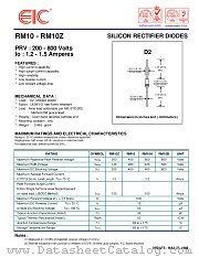 RM10B datasheet pdf EIC discrete Semiconductors