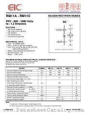 RM11A datasheet pdf EIC discrete Semiconductors