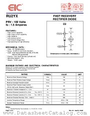 RU2YX datasheet pdf EIC discrete Semiconductors
