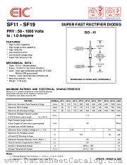 SF19 datasheet pdf EIC discrete Semiconductors