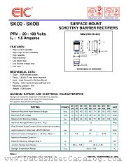 SKO8 datasheet pdf EIC discrete Semiconductors