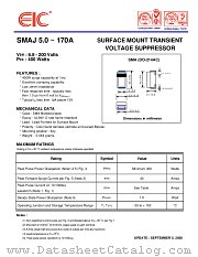 SMAJ58A datasheet pdf EIC discrete Semiconductors