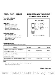 SMBJ160C datasheet pdf EIC discrete Semiconductors
