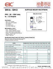SN1A datasheet pdf EIC discrete Semiconductors