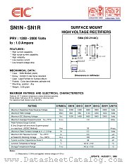 SN1R datasheet pdf EIC discrete Semiconductors