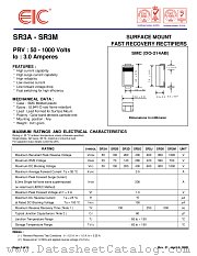 SR3G datasheet pdf EIC discrete Semiconductors