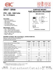 SRA7 datasheet pdf EIC discrete Semiconductors