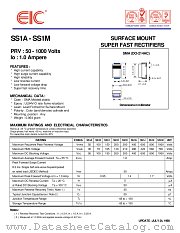 SS1B datasheet pdf EIC discrete Semiconductors