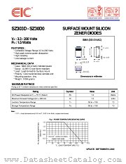 SZ30B2 datasheet pdf EIC discrete Semiconductors