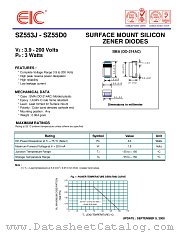 SZ5518 datasheet pdf EIC discrete Semiconductors