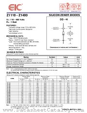 Z1250 datasheet pdf EIC discrete Semiconductors