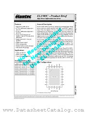 EL1503CS-T7 datasheet pdf Elantec Semiconductor