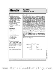 EL1881C datasheet pdf Elantec Semiconductor