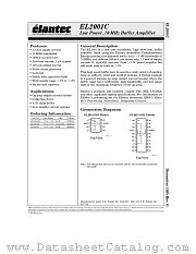 EL2001CM datasheet pdf Elantec Semiconductor