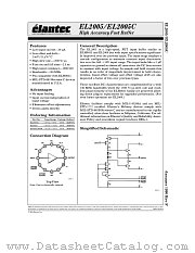 EL883B datasheet pdf Elantec Semiconductor