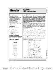 EL2008CT datasheet pdf Elantec Semiconductor