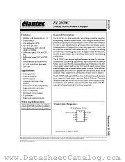 EL2070CS datasheet pdf Elantec Semiconductor