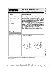EL2125CS datasheet pdf Elantec Semiconductor