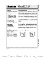 EL2141CS datasheet pdf Elantec Semiconductor