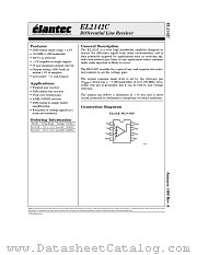 EL2142C datasheet pdf Elantec Semiconductor