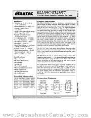 EL2157CS datasheet pdf Elantec Semiconductor