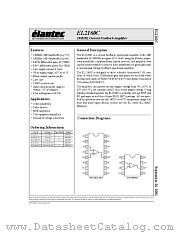 EL2160CM datasheet pdf Elantec Semiconductor