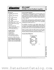 EL2160C-1 datasheet pdf Elantec Semiconductor