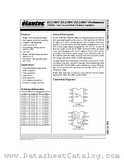 EL2480CS datasheet pdf Elantec Semiconductor