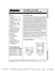 EL2450CS datasheet pdf Elantec Semiconductor